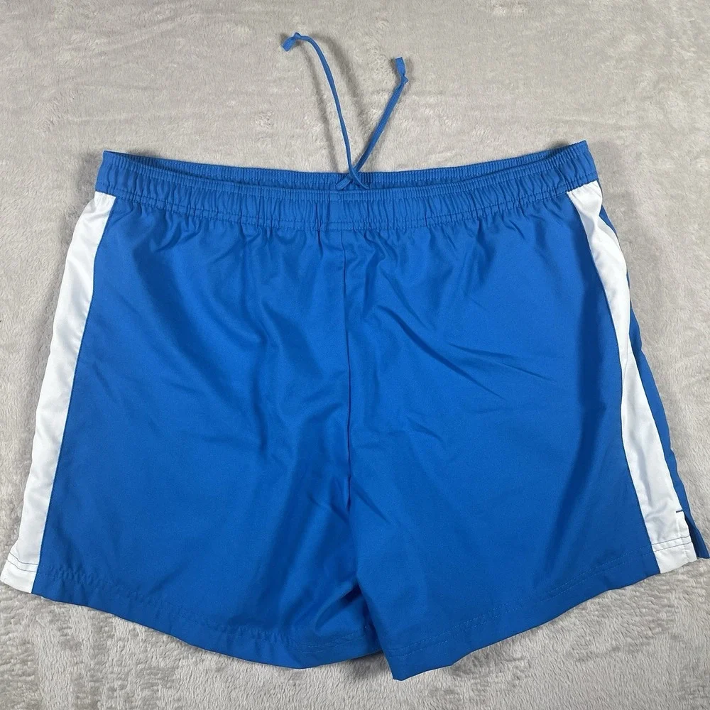 NIKE FIT‎ DRY Blue Womens L (12-14) Stretch Waist Pocket Running Shorts